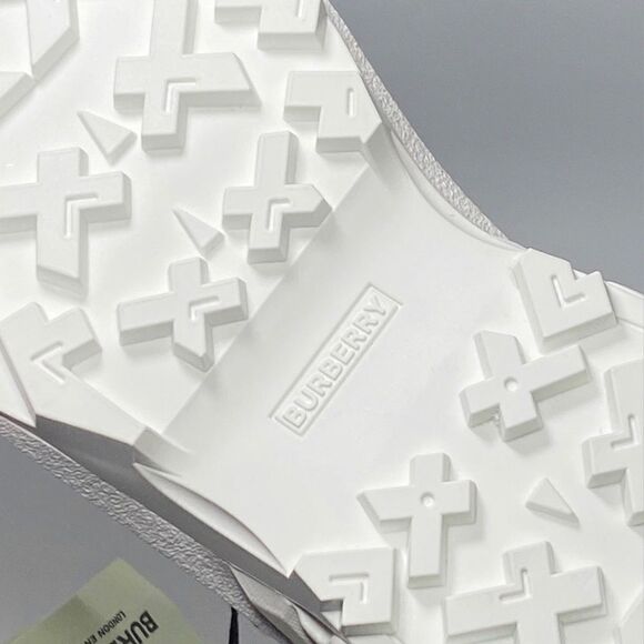 Burberry Arthur Vintage Check Cotton & Leather Sneakers size 41 - Picture 12 of 12